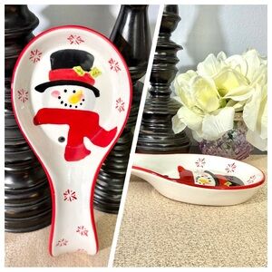 New SNOWMAN ⛄️ Ceramic Spoon Rest